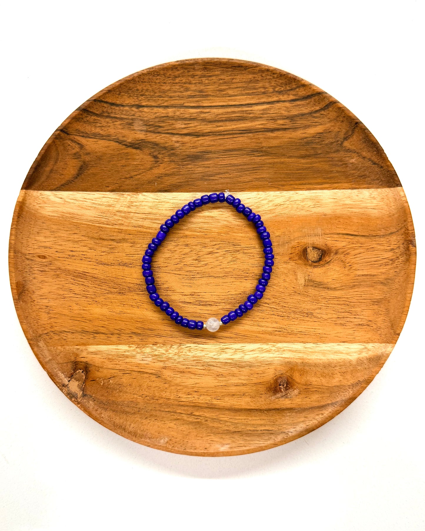 022 - Purple Seed Bead Bracelet