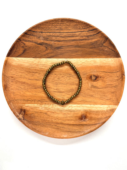 022 - Bronze Seed Bead Bracelet