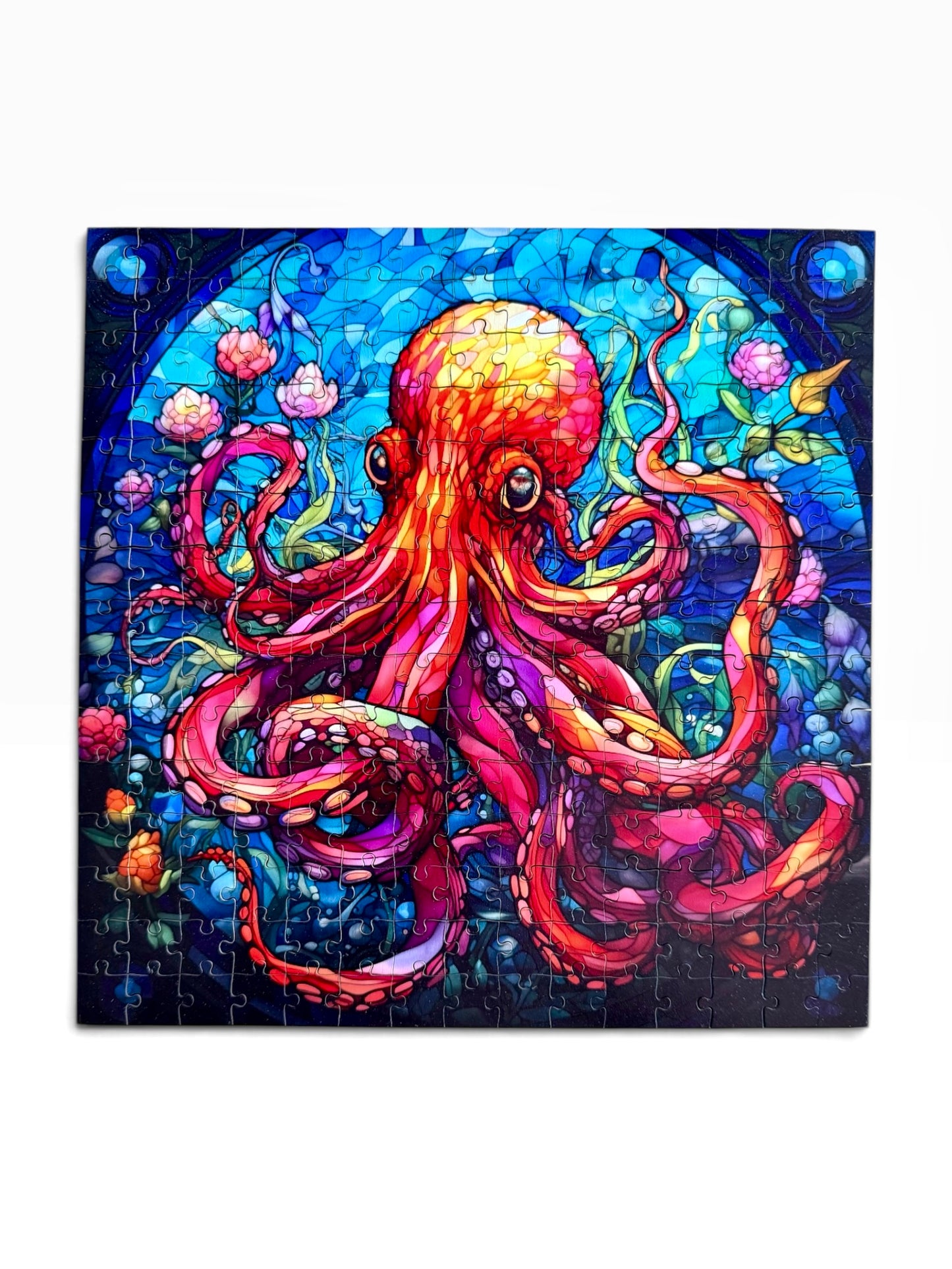 Kraken Stained Glass | 225 Piece Puzzle