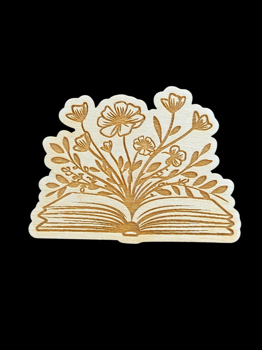 Story Blossom Wood Magnet