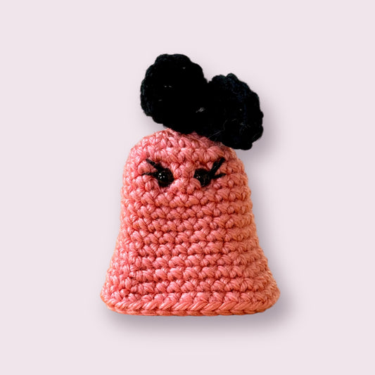 Pink Mini Crochet Ghost Girl