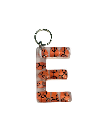 017 - Resin Letter "E" Charms for Keychains