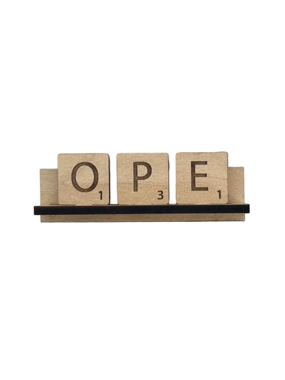 OPE Wisconsin Word Tile Magnet