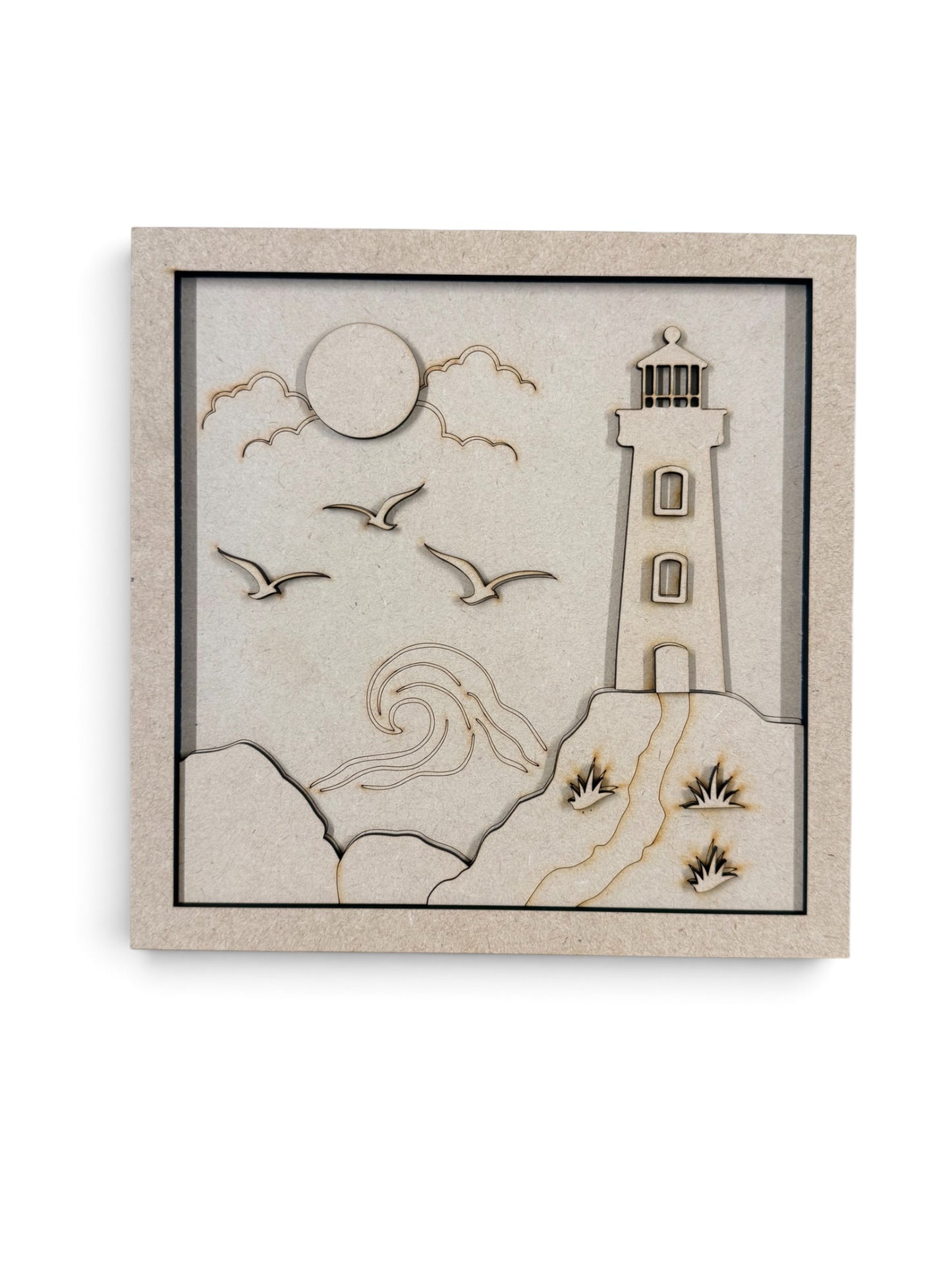 Layered Lighthouse Mini Sign Creative Kit