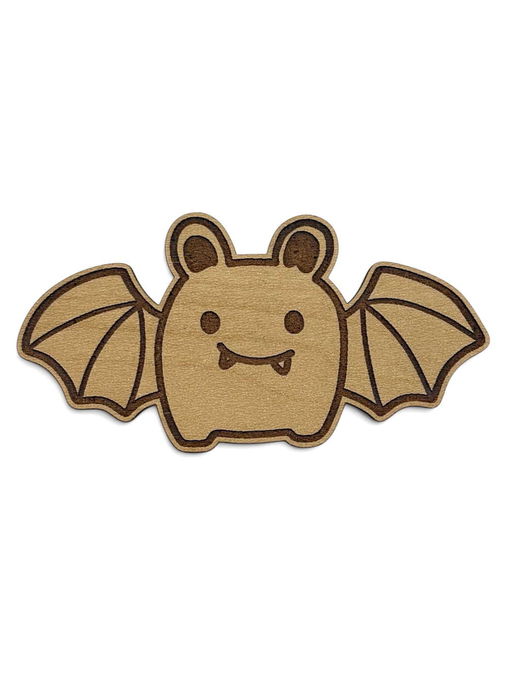 Cute Bat Wooden Magnet