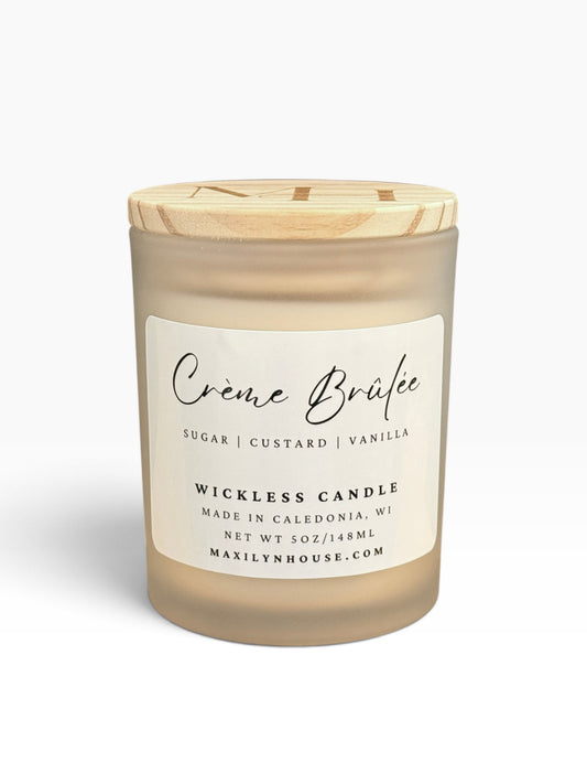 Crème Brûlée Soy Wickless Candle | 5 oz