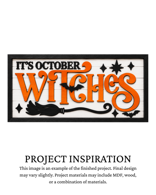 It’s October Witches DIY Sign | Creative Table Project