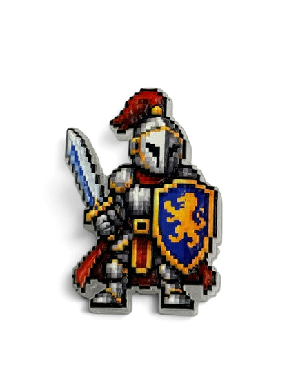Pixel Knight | Acrylic Gamer Pin