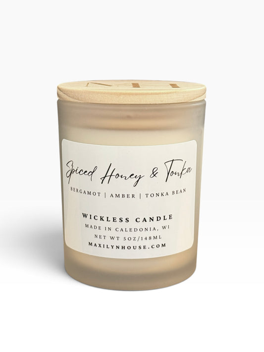 Spiced Honey & Tonka Soy Wickless Candle | 5 oz