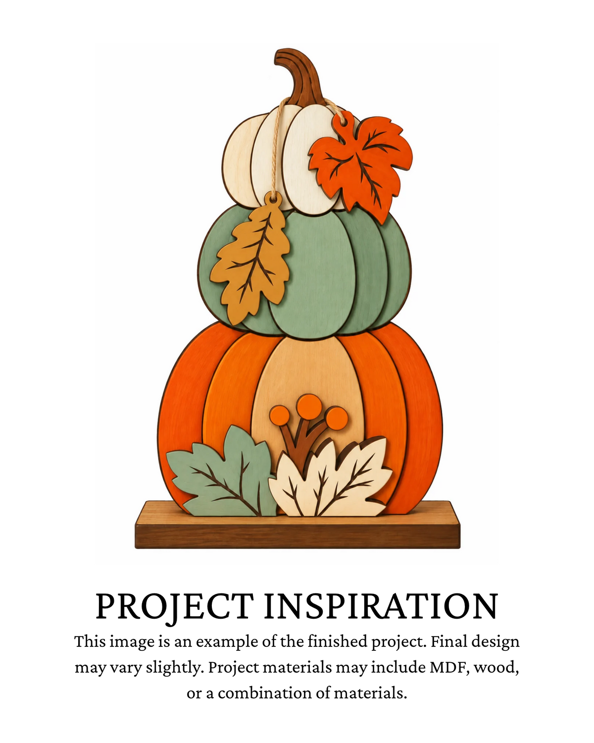 Stacked Harvest Pumpkins | Creative Table Project