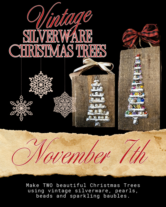 Vintage Silverware Christmas Tree Decor Workshop: November 7th